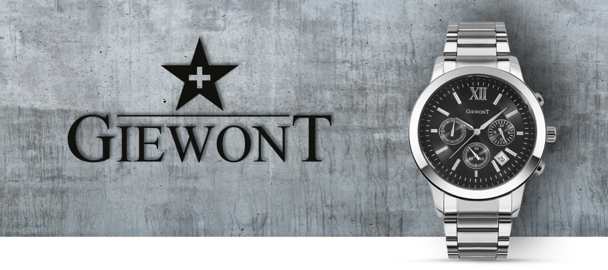 Zegarek Męski GIEWONT Apex Chrono GW6480-1 Chronograf Silver/Black