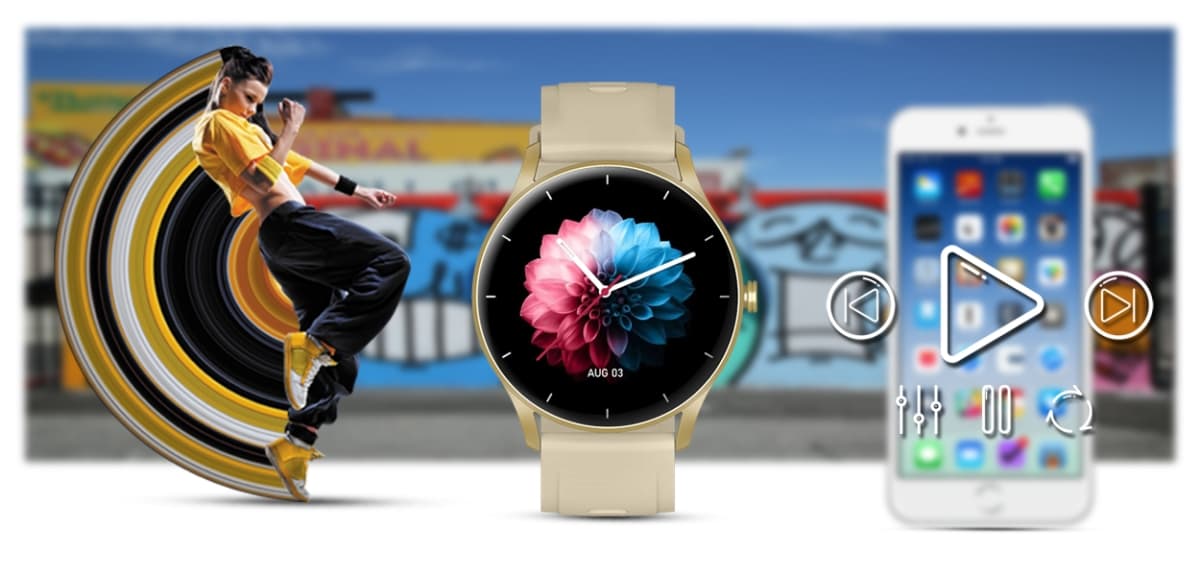 Smartwatch Gravity GT2-4