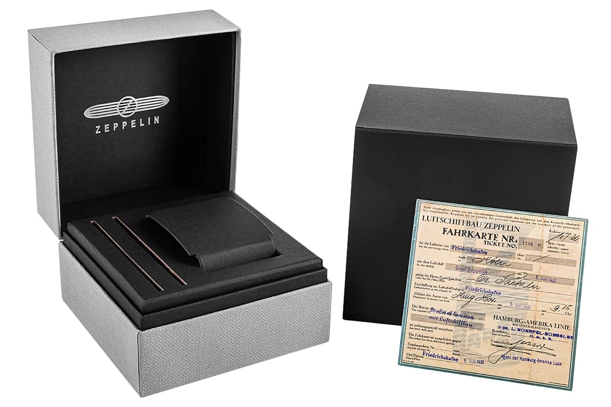 Zegarek Męski ZEPPELIN LZ127 Graf Zeppelin GMT 7642M-5 + BOX