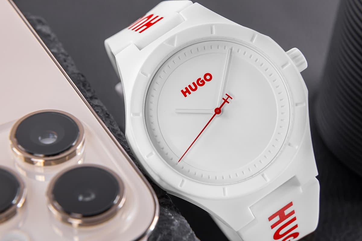 Zegarek Męski HUGO Lit For Him White 1530345 + BOX