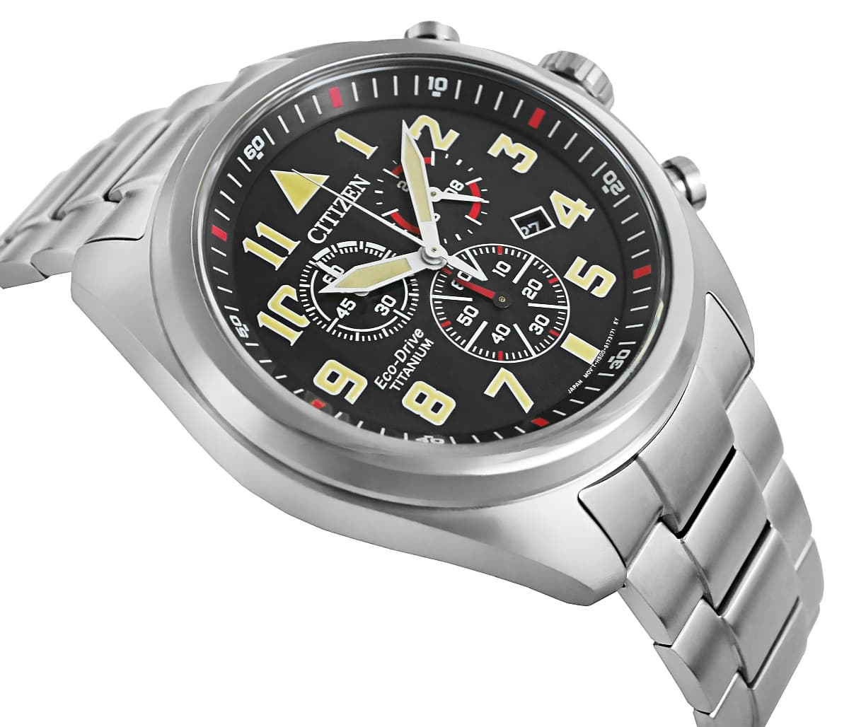 Zegarek Męski CITIZEN Super Titanium Eco-Drive AT2480-81E + BOX