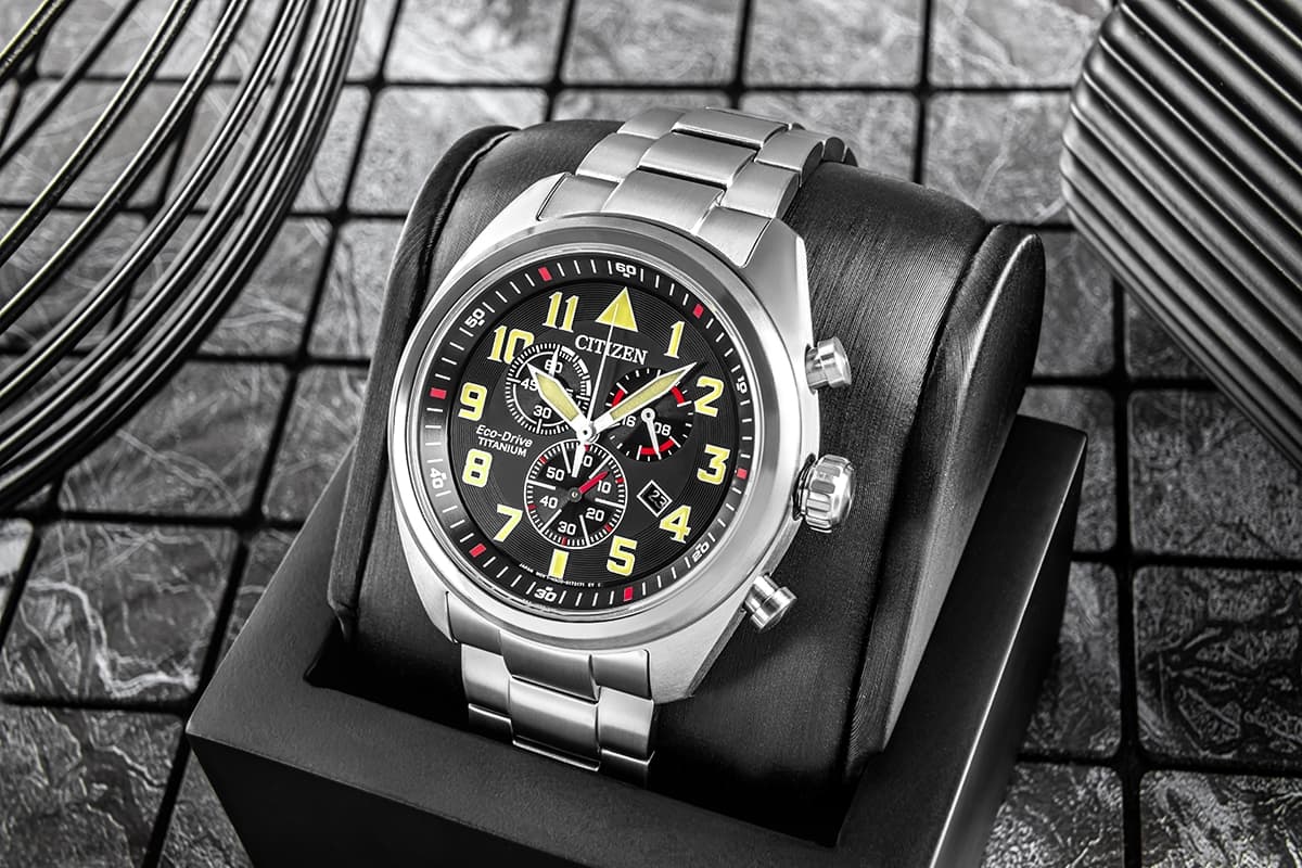 Zegarek Męski CITIZEN Super Titanium Eco-Drive AT2480-81E + BOX